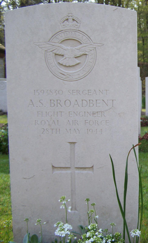 Sgt Alan Stewart Broadbent<br/><br /><br />died May 28th, 1944